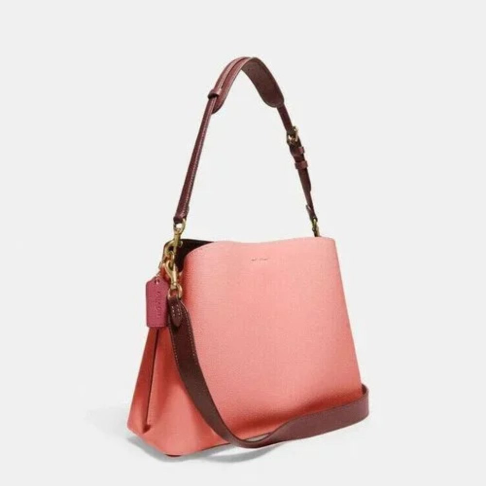 *NWT* $228 COACH Willow Shoulder Bag In Colorblock - Picture 4 of 6